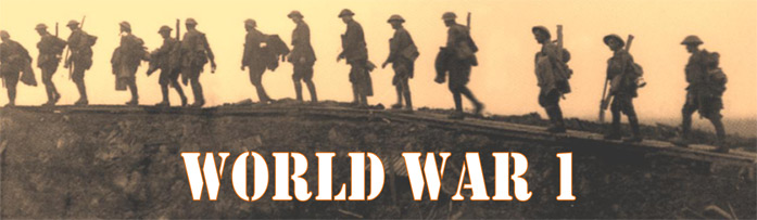 World War One banner